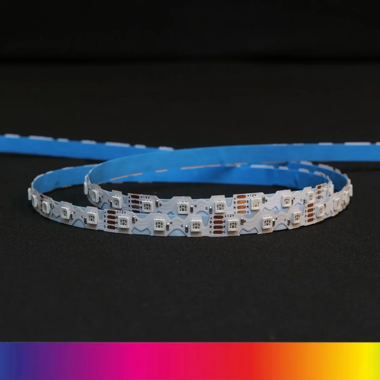 bendable s shape rgb led strip 3835 zig zag ip20 waterproof 12v 90 leds/m 8mm