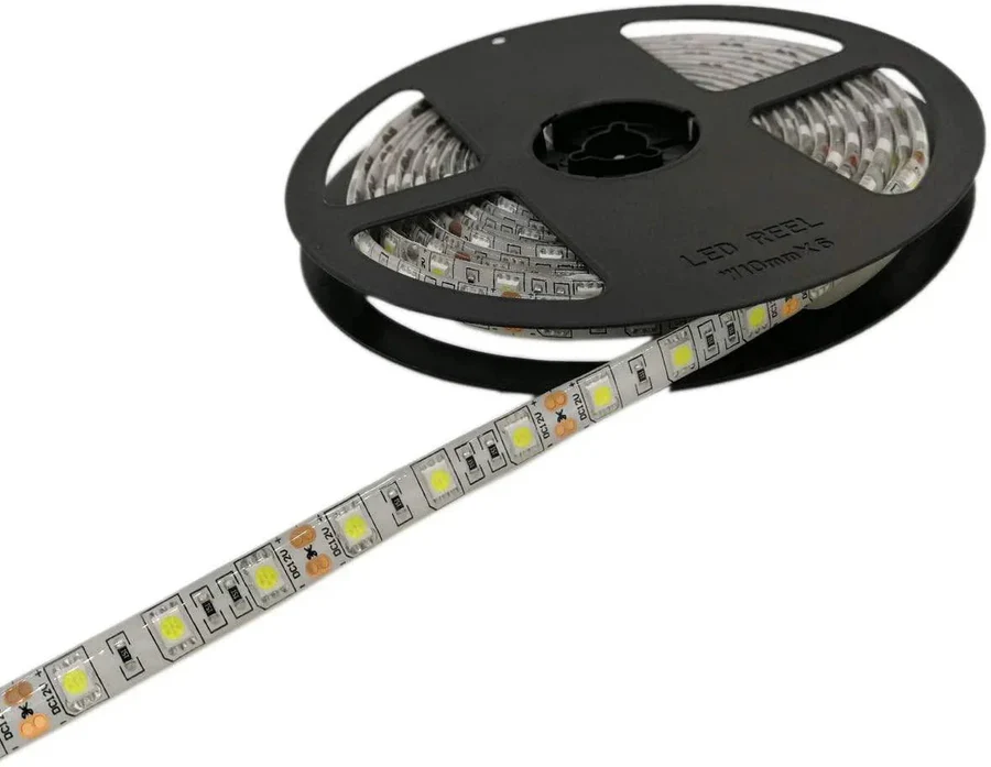 blue led strip 12v 5050 ip65 waterproof 60led/m 5 metre